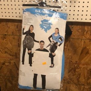 Rock paper scissor 3 person costume